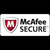 McAfee Secure logo