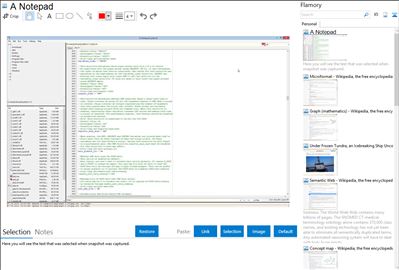 A Notepad - Flamory bookmarks and screenshots
