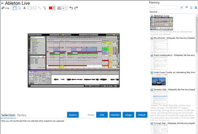 Ableton Live - Flamory bookmarks and screenshots