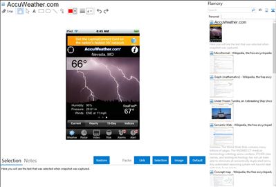 AccuWeather.com - Flamory bookmarks and screenshots