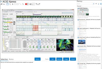 ACID Xpress - Flamory bookmarks and screenshots