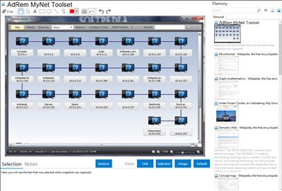 AdRem MyNet Toolset - Flamory bookmarks and screenshots