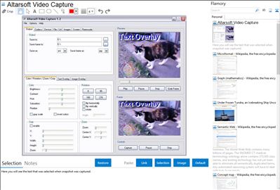 Altarsoft Video Capture - Flamory bookmarks and screenshots