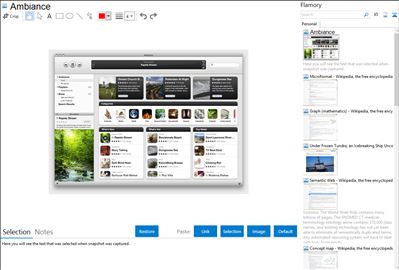 Ambiance - Flamory bookmarks and screenshots