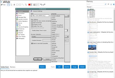 aMule - Flamory bookmarks and screenshots