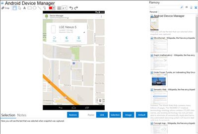 Android Device Manager - Flamory bookmarks and screenshots