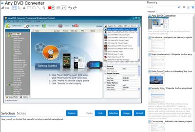 Any DVD Converter - Flamory bookmarks and screenshots