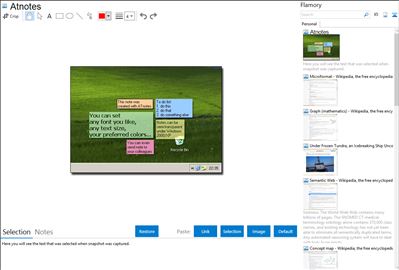 Atnotes - Flamory bookmarks and screenshots