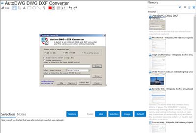 AutoDWG DWG DXF Converter - Flamory bookmarks and screenshots
