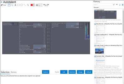 Autotalent - Flamory bookmarks and screenshots