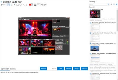 avtake CutFour - Flamory bookmarks and screenshots