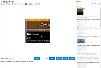 BattCursor - Flamory bookmarks and screenshots
