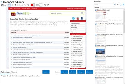 BeenAsked.com - Flamory bookmarks and screenshots