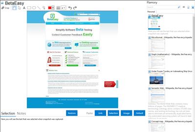 BetaEasy - Flamory bookmarks and screenshots
