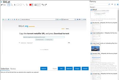 BitLet - Flamory bookmarks and screenshots