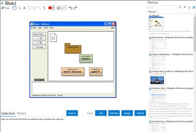 BlueJ - Flamory bookmarks and screenshots