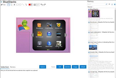BlueStacks - Flamory bookmarks and screenshots