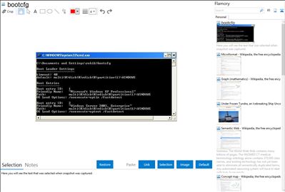bootcfg - Flamory bookmarks and screenshots