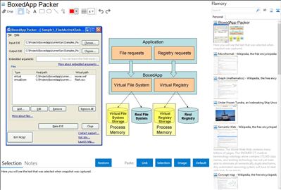 BoxedApp Packer - Flamory bookmarks and screenshots