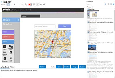 Bubble - Flamory bookmarks and screenshots