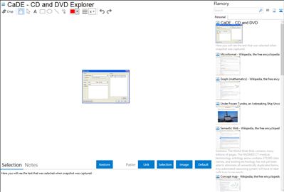 CaDE - CD and DVD Explorer - Flamory bookmarks and screenshots