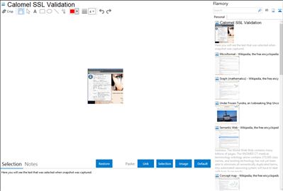 Calomel SSL Validation - Flamory bookmarks and screenshots