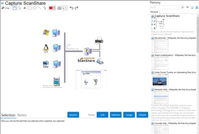 Capturix ScanShare - Flamory bookmarks and screenshots