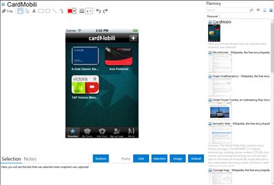 CardMobili - Flamory bookmarks and screenshots