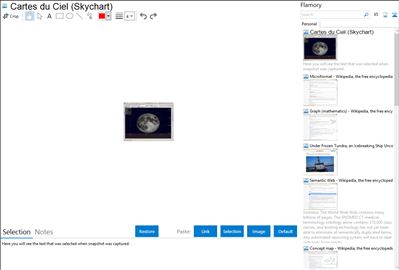 Cartes du Ciel (Skychart) - Flamory bookmarks and screenshots