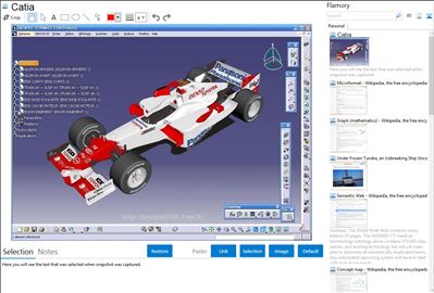 Catia - Flamory bookmarks and screenshots