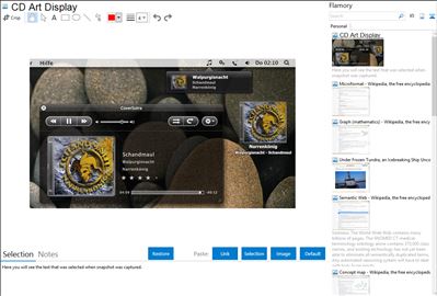 CD Art Display - Flamory bookmarks and screenshots