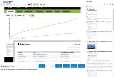 Chargify - Flamory bookmarks and screenshots