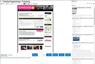 CharityHappenings Ticketing - Flamory bookmarks and screenshots