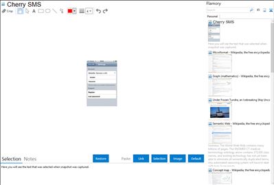 Cherry SMS - Flamory bookmarks and screenshots