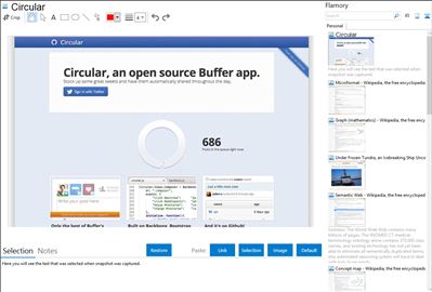 Circular - Flamory bookmarks and screenshots