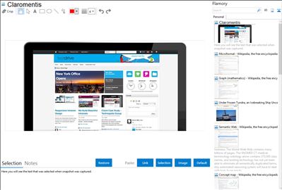 Claromentis - Flamory bookmarks and screenshots