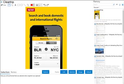 Cleartrip - Flamory bookmarks and screenshots