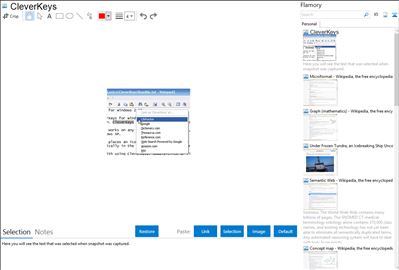 CleverKeys - Flamory bookmarks and screenshots
