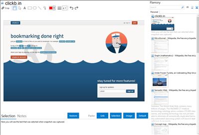clickb.in - Flamory bookmarks and screenshots