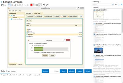 Cloud Combine - Flamory bookmarks and screenshots