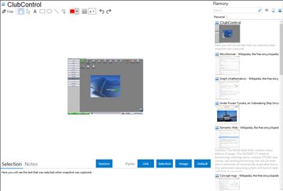 ClubControl - Flamory bookmarks and screenshots