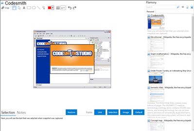 Codesmith - Flamory bookmarks and screenshots