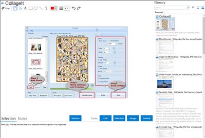 CollageIt - Flamory bookmarks and screenshots