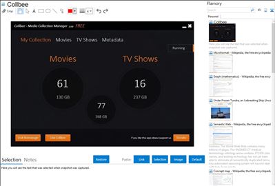 Collbee - Flamory bookmarks and screenshots