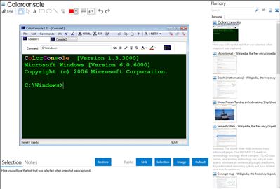 Colorconsole - Flamory bookmarks and screenshots