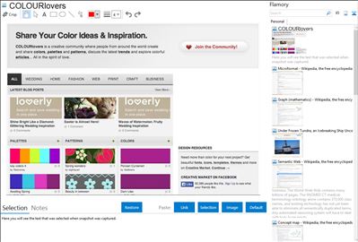 COLOURlovers - Flamory bookmarks and screenshots
