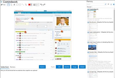 Comindwork - Flamory bookmarks and screenshots