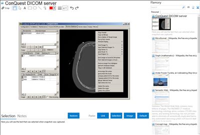 ConQuest DICOM server - Flamory bookmarks and screenshots