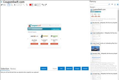 CouponSwift.com - Flamory bookmarks and screenshots