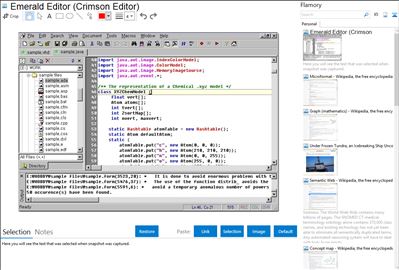 Emerald Editor (Crimson Editor) - Flamory bookmarks and screenshots